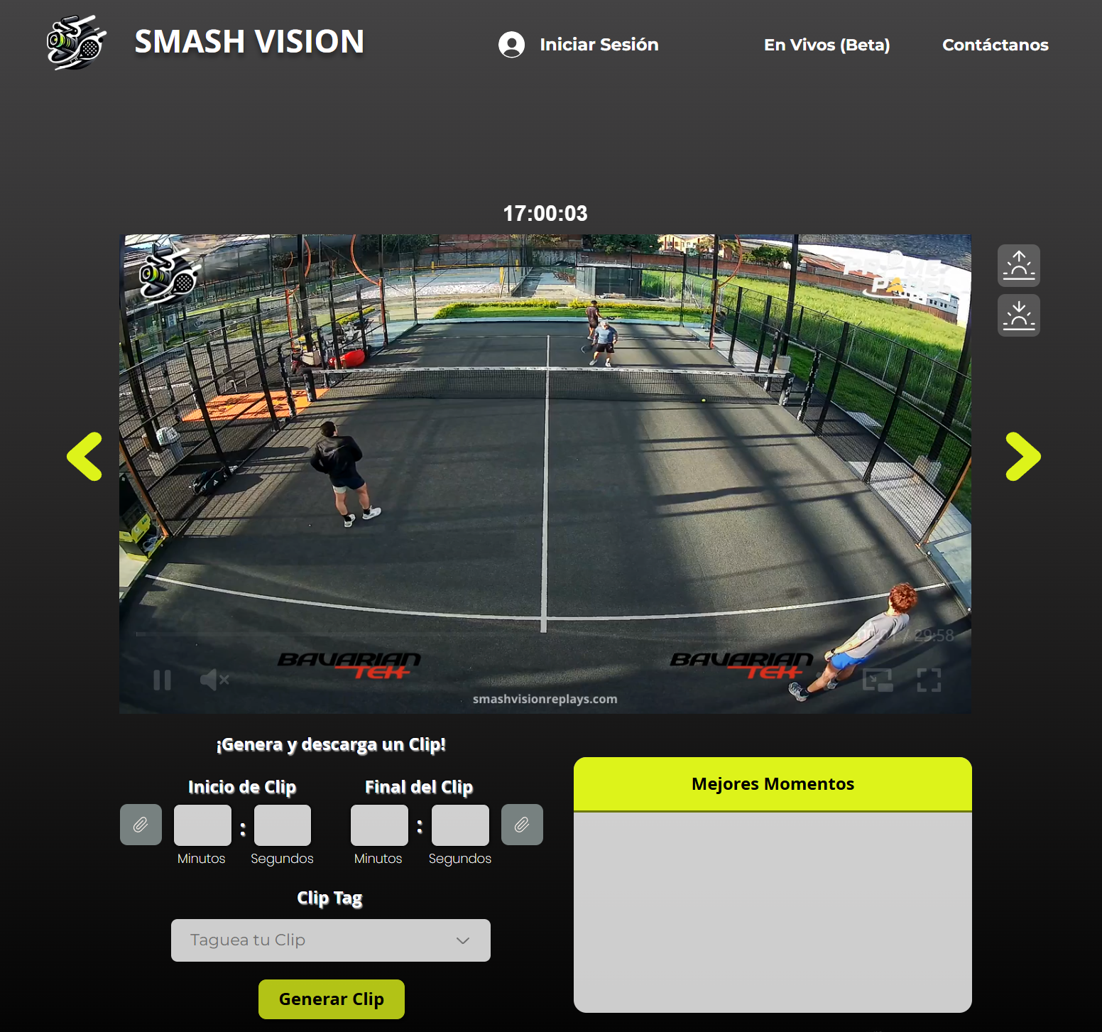 Sitio Web de Smash Vision — imagen 1
